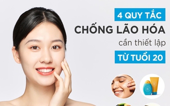 Đừng đợi đến già: 4 thói quen chống lão hóa cần thiết lập từ tuổi 20