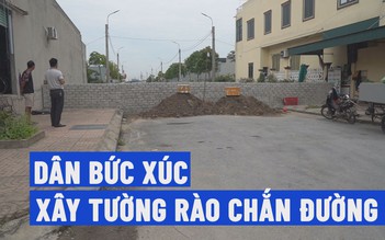 Thanh Hóa: Không được đền bù thỏa đáng, người dân bức xúc xây hàng rào chắn đường 