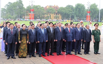 Lãnh đạo Đảng, Nhà nước vào Lăng viếng Chủ tịch Hồ Chí Minh