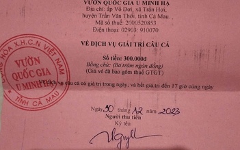 Cà Mau: Chỉ đạo thanh tra dịch vụ câu cá tại Vườn quốc gia U Minh Hạ
