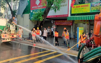 Đã kiểm soát được 'suối bùn' phun trào từ hầm tàu metro Nhổn - ga Hà Nội