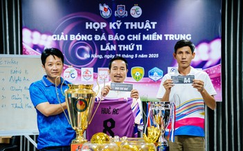 Hơn 200 phóng viên tranh tài giải bóng đá báo chí miền Trung lần thứ 11