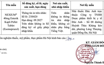 Hà Nội phát hiện 7 mẫu thuốc không rõ nguồn gốc