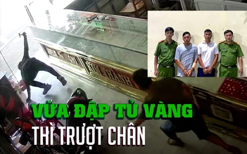 Gay cấn vụ cướp tiệm vàng ở Hóc Môn: Đang cướp thì trượt chân
