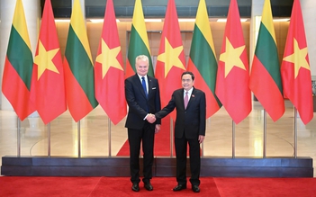Chủ tịch Quốc hội Trần Thanh Mẫn hội kiến Tổng thống Lithuania