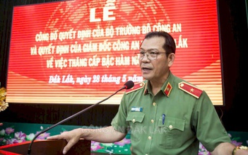 Thiếu tướng Lê Vinh Quy, Giám đốc Công an tỉnh Đắk Lắk, nghỉ hưu