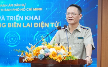 Cục Thi hành án dân sự TP.HCM: Áp dụng biên lai điện tử từ ngày 23.6