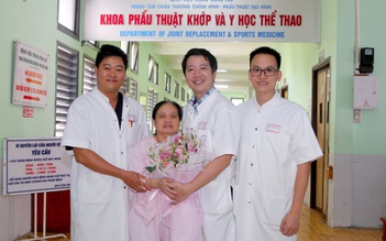 Ca phẫu thuật thay khớp háng bằng megaprosthesis đầu tiên ở miền Trung