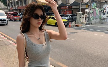 Diện áo tank top hai dây kín đáo mà vẫn ‘hút hồn’