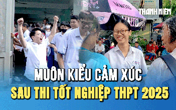 Thi tốt nghiệp THPT 2025: Muôn kiểu cảm xúc sau thi môn tự chọn