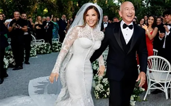 Váy cưới vợ tỉ phú Jeff Bezos lấy ý tưởng từ trang phục ngôi sao điện ảnh
