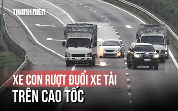 Tài xế xe con 'ép' 2 xe tải trên cao tốc vì nghi ăn gian sắt vụn