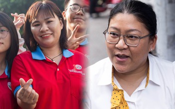 Hai cô giáo, người thi lại lần 3, người ‘đội mưa’ chờ động viên sĩ tử