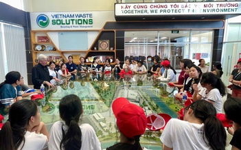 Học sinh trường quốc tế khám phá quy trình xử lý rác tại VWS