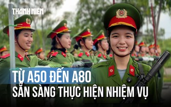 Từ A50 đến A80, nữ chiến sĩ gây thương nhớ trở lại luyện tập cho 'concert quốc gia'