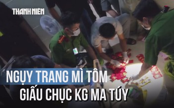 Ngụy trang tinh vi hàng chục kg ma túy trong mì tôm, hộp thuốc