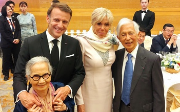 Tổng thống Pháp thăng cấp huân chương cho vợ chồng GS Trần Thanh Vân