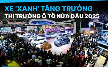 Thị trường ô tô tăng trưởng, xe 'xanh' chiếm gần 29% sau nửa đầu năm 2025