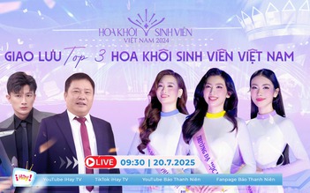 Giao lưu top 3 Hoa khôi sinh viên Việt Nam