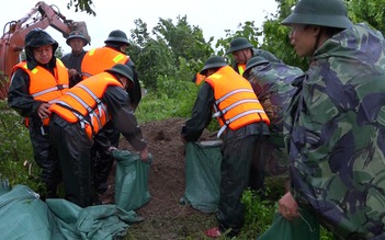 Đê bối tại Hưng Yên gặp sự cố do bão số 3