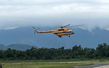 Quân đội sẵn sàng bay cứu hộ ứng phó mưa lũ ở Nghệ An