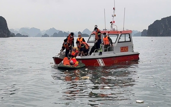 Tìm thấy thi thể nghi là nạn nhân cuối cùng vụ lật tàu trên vịnh Hạ Long