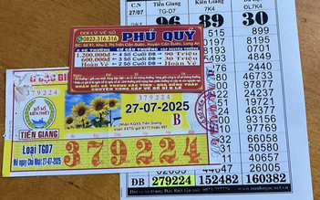 Xổ số miền Nam ngày 27 tháng 7: Bất ngờ trúng số nhờ tờ vé được tặng
