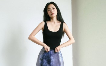 Phong cách diện đồ đầy cảm hứng với thiết kế loang màu