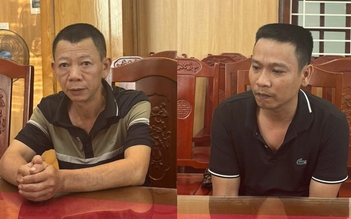 Bắt 2 bị can khai thác đất trái phép