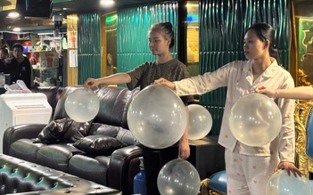 Bar ở phố tây Bùi Viện buôn bán khí cười, thu lợi bất chính trăm tỉ đồng
