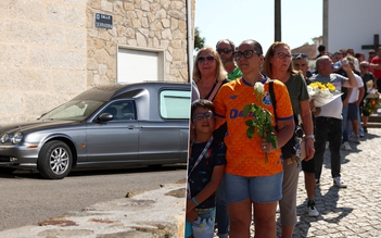 Chuyến xe chở di hài Diogo Jota và em trai về tới Bồ Đào Nha, hàng ngàn người chờ viếng