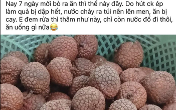 Sai lầm khi hút chân không để bảo quản vải thiều