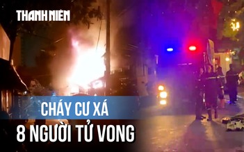 Hiện trường vụ cháy cư xá khiến 8 người tử vong ở TP.HCM