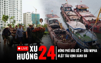 Xu Hướng 24: Tạm dừng tìm kiếm nạn nhân vụ lật tàu ở Hạ Long | Miền Bắc tất bật chống bão số 3