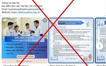 Lan rộng chiêu lừa đảo giả mạo tuyển dụng của trường đại học