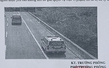 Xe cấp cứu chạy làn khẩn cấp trên cao tốc nhận thông báo phạt nguội: CSGT nói gì?