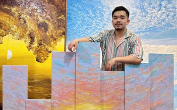 Câu chuyện về 'một đời người, một ngày' trong tranh của họa sĩ Nguyễn Thanh Vũ