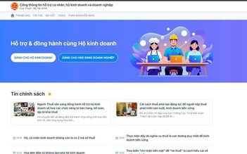 Đã có cổng thông tin hỗ trợ hộ kinh doanh