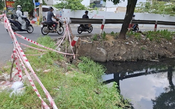 Bờ kè nguy hiểm
