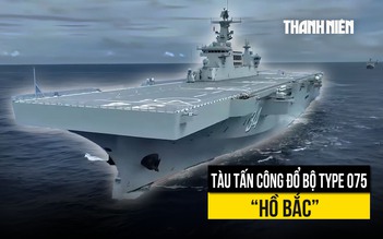 Trung Quốc biên chế tàu tấn công đổ bộ Type 075 mới 