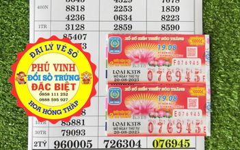 Vợ chồng Vĩnh Long trúng độc đắc 2 tờ xổ số miền Nam ngày 20 tháng 8