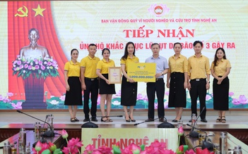 PVcomBank hỗ trợ nhân dân Nghệ An 1 tỉ đồng khắc phục hậu quả bão số 3