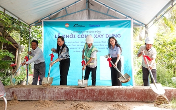 Báo Thanh Niên khởi công xây dựng cầu ở xã biên giới Giang Thành