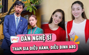Hoa hậu Lương Thùy Linh, Đen Vâu, dàn sao phim 'Mưa đỏ' háo hức sơ duyệt A80
