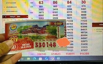 Xổ số miền Nam ngày 30 tháng 8: Vừa đổi thưởng tờ trúng độc đắc đài TP.HCM