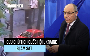 Khoảnh khắc cựu Chủ tịch Quốc hội Ukraine bị ám sát giữa phố