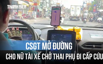 Nữ tài xế taxi được CSGT TP.HCM mở đường chở thai phụ vỡ ối đi cấp cứu