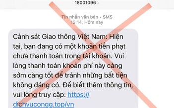 Cảnh giác với trò lừa đảo phạt nguội 100.000 đồng