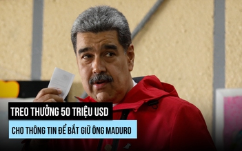 Mỹ treo thưởng đến 50 triệu USD để bắt Tổng thống Venezuela
