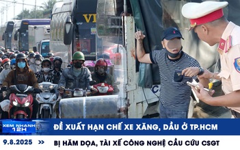 Xem nhanh 12h: Đề xuất hạn chế xe xăng, dầu ở TP.HCM | Tài xế lao vào chốt cầu cứu CSGT